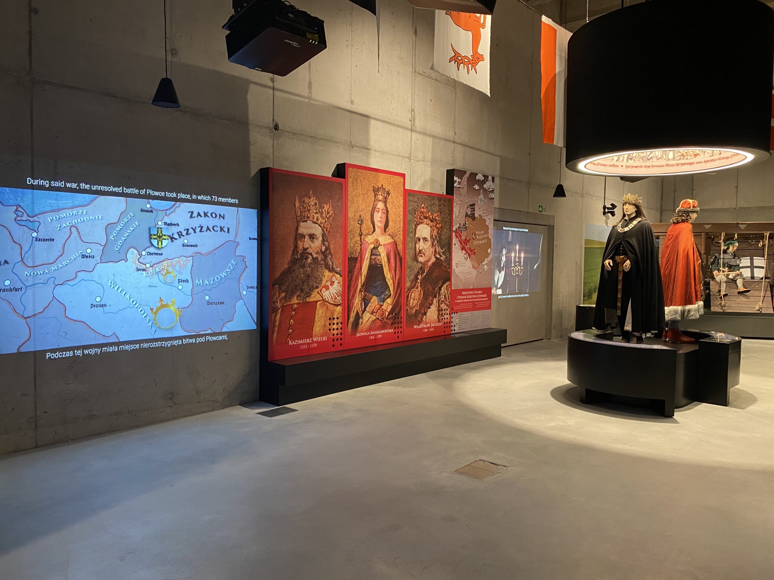 Instalacje Muzeum Bitwy pod Grunwaldem w Stębarku z rozwiązaniami Optoma