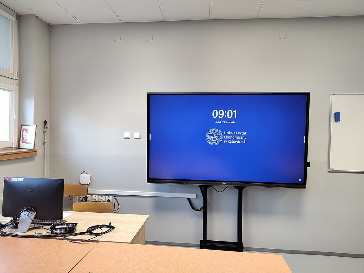 Monitory interaktywne OPTOMA na Uniwersytecie Ekonomicznym w Katowicach