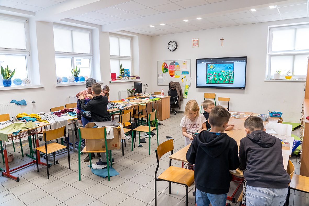 Monitory interaktywne Clevertouch w Szkole Podstawowej nr 7 w Cieszynie
